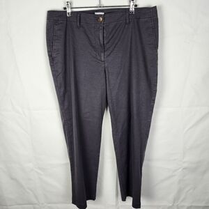 J. Jill Women's Straight Leg Gray Trouser Size 14‎